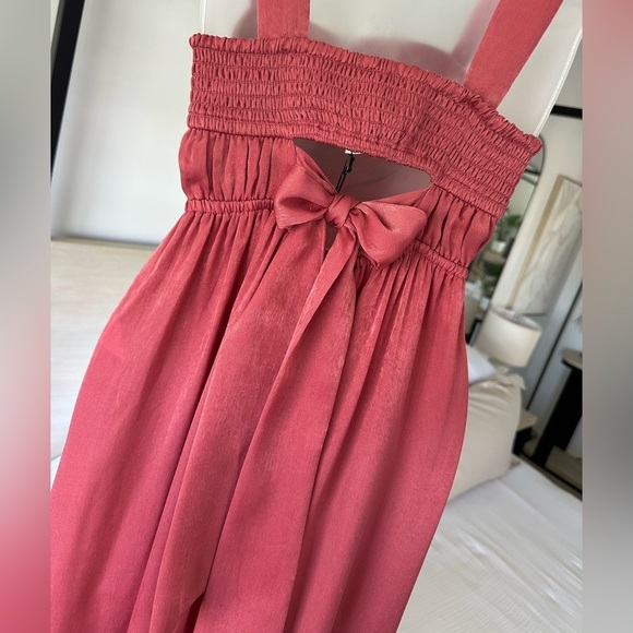 NWT Band of the Free Fairycore Cottagecore Blush Rose Maxi Dress, Size Medium - Picture 7 of 11